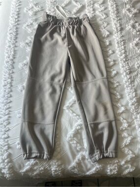 Baseball pants, Kids Elastic-Waist Light Gray